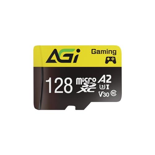 AGI microSDカード 128GB UHS-I Class10 U3 Nintendo Switch 動作確認済 最大転送速度98MB/秒 | 