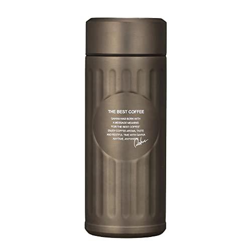 シービージャパン(CB JAPAN) 水筒 グラファイトグレー 420ml 直飲み 真空2層構造 抗菌仕様 カフア コーヒー ボトル QAHWA | 