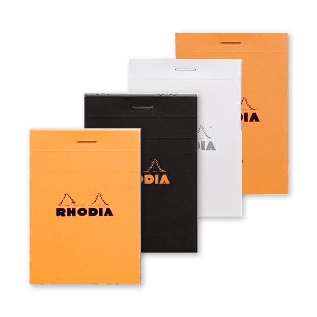 4冊セットRHODIA(ロディア) メモ帳 No.11(A7) 80枚 方眼罫 撥水カバー