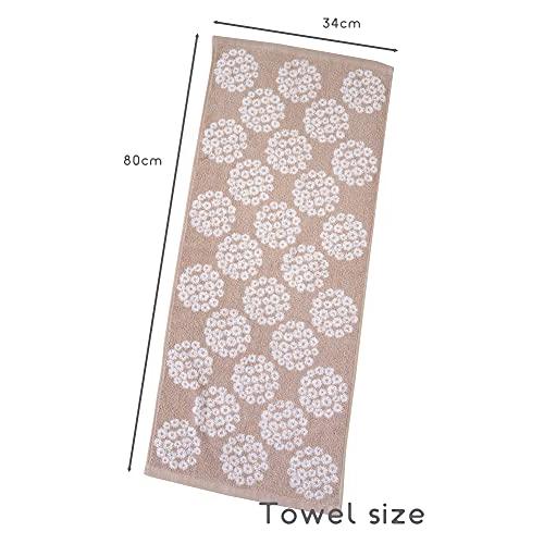 Kosugizen Onnela pieni(オンネラ ピエニ) フェイスタオル 甘撚りパイル イッピー イッピー ベージュ 34×80cm 2枚セット |  | 01