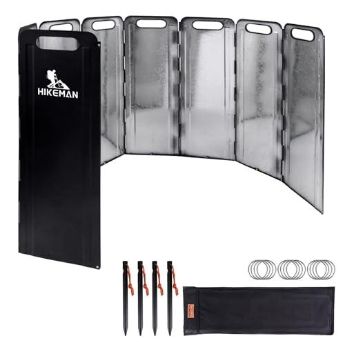 ウインドスクリーン 大型 亜鉛メッキ鋼板 リフレクター 焚き火 風防 キャンプ ウィンドスクリーン 50cm 60cm 大型風防板 8枚連結 専 | 