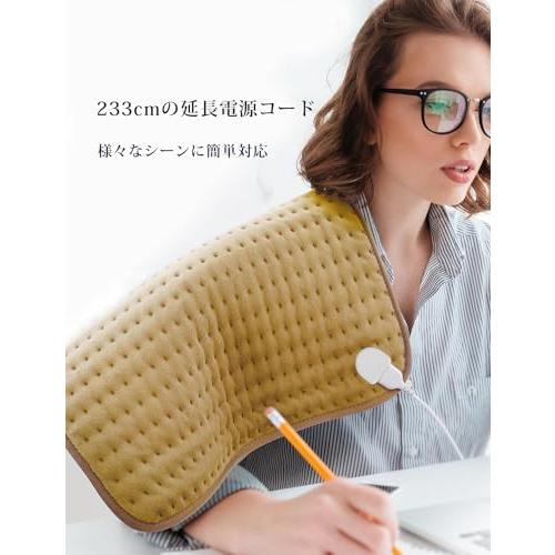 電気ホットマット ホットマット ミニホットカーペット ホットマット一人用 過熱防止 防寒対策 電気毛布 敷き電気マット 在宅勤務 テレワーク ご |  | 02