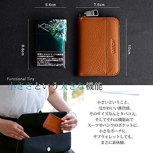LUOLUO] 小さい 小銭入れ メンズ 本革 コインケース カードケース