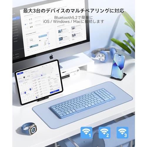 最新型Omikamo Bluetooth キーボード 折りたたみ ワイヤレス