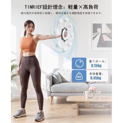 前腕 手首 筋トレ 握力 トレーニング器具 新設計モデル 360度回転可能二の腕 TINRIEF 二の腕痩せ 新設計モデル 前腕 手首 筋トレ 握力 トレーニング