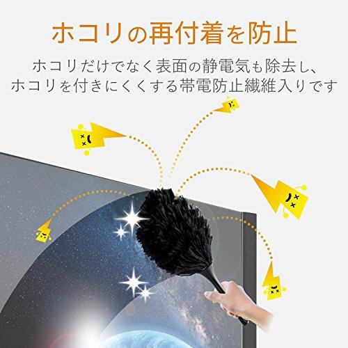 エレコム クリーナー ブラシ 除電ブラシ 帯電防止繊維 ノーマルタイプ 吊り下げ保管 ウォッシャブル ほこりとり ブラック KBR-AM012A |  | 02