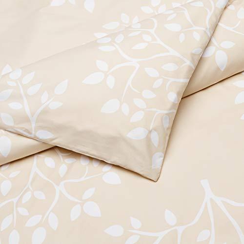 花柄ベージュ掛け布団カバー 150×200cm ベーシック 掛け布団カバー 柄入り ベージュ 花柄 シングル L 210 X W