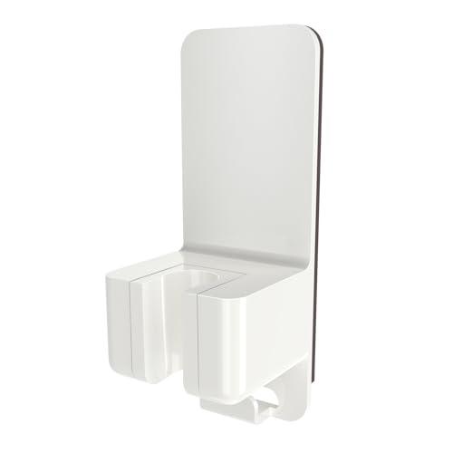 RuoFei シャワーフック マグネット 角度調整 (白い) : ルミナス