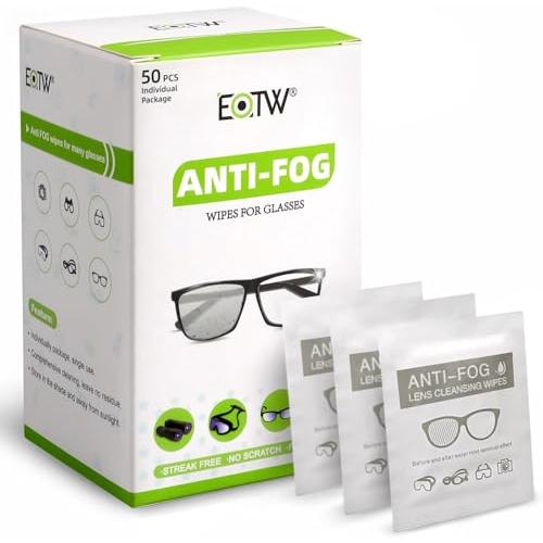 EOTW メガネクリーナー 個包装 50枚入り 眼鏡 曇り止め メガネ拭きシート メガネ曇り止め 除菌シート レンズ 眼鏡 カメラ ディスプレイ | 