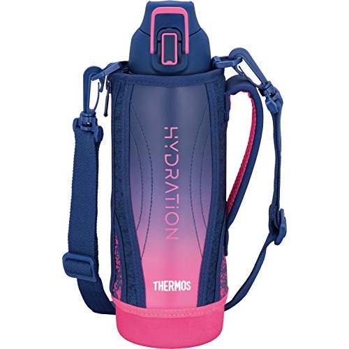 サーモス 水筒 真空断熱スポーツボトル 1L ネイビーピンク 保冷専用 FHT-1001F NV-P | 