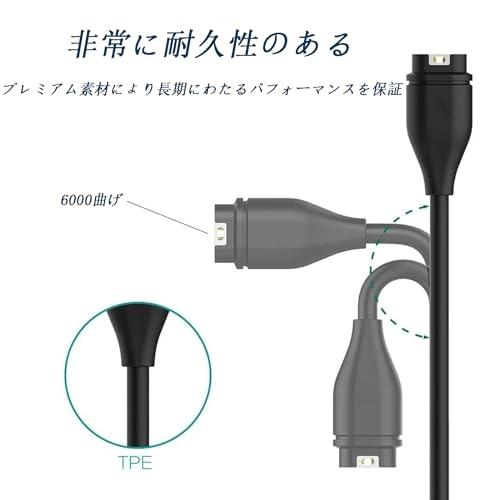 TOUFEIYUAN ガーミン用充電ケーブル Garmin 1M ForeAthlete 55 245