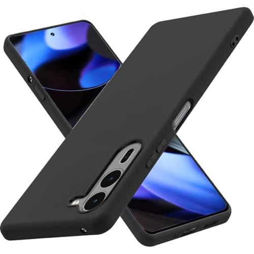 LAYJOY 対応 arrows Alpha ケース 黒 TPU 薄型 F-51F / M08 カバー