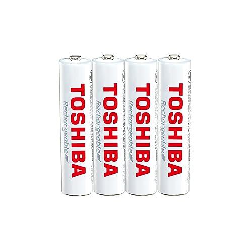 東芝 充電式ニッケル水素充電池 単4形(4本入り) 繰返し充電1000回 TNH-4ME(WB) 4P | 