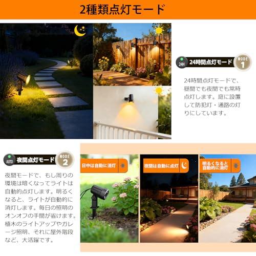 CLY LEDガーデンライト スポットライト 電球色 2700K ACコンセント式