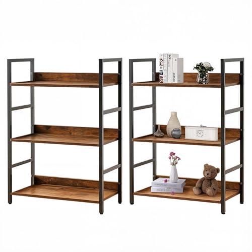 LeYoi オープンシェルフ ラック 棚 本棚 おしゃれ 収納ラック 木製