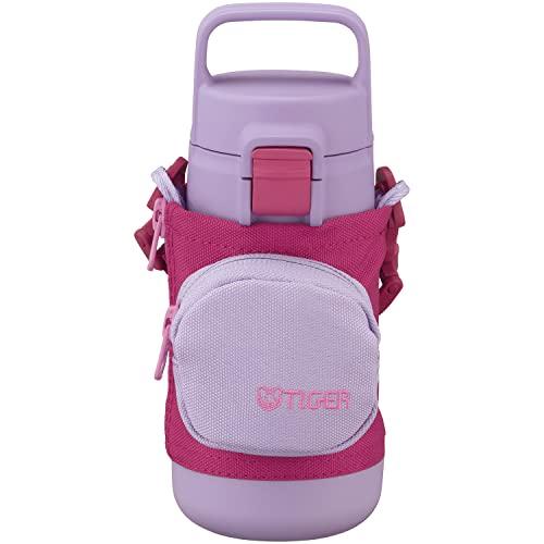 食洗機対応タイガー 水筒 350ml 手ぶらでおでかけ マルチポケット付きボトル 女の子 男の子 ワンタッチ 洗いやすい 広口 ハンドル付き サ | 