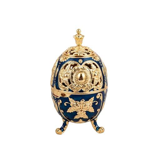 Feyarl お香立て 香炉 香立 香立て お香入れ 合金 インテリア 置物 ダークブルー | 