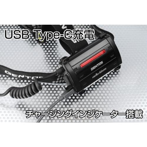 GENTOS(ジェントス) LED ヘッドライト USB充電式 明るさ630ルーメン/実用点灯8時間/後部認識灯 専用充電池または単3形電池3本 |  | 02