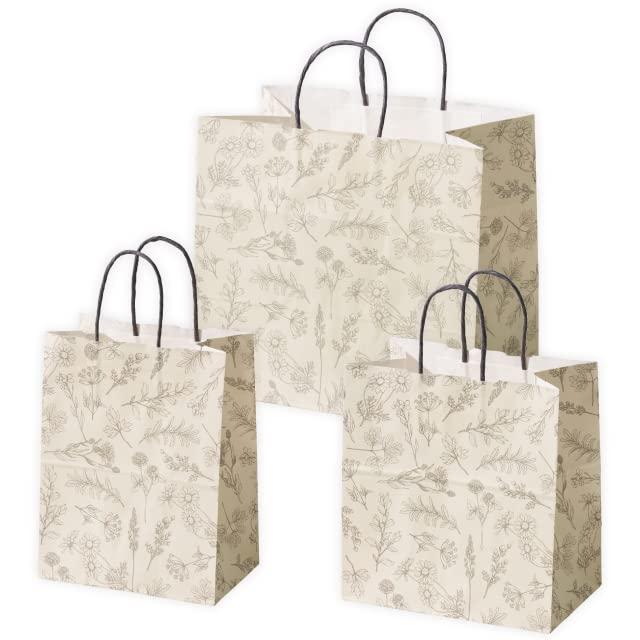 ヘッズ 紙袋 ベルプランツペーパーバッグ 34×31.5×22cm ナチュラル 5枚 HEADS AM-BEP-1P |  | 02