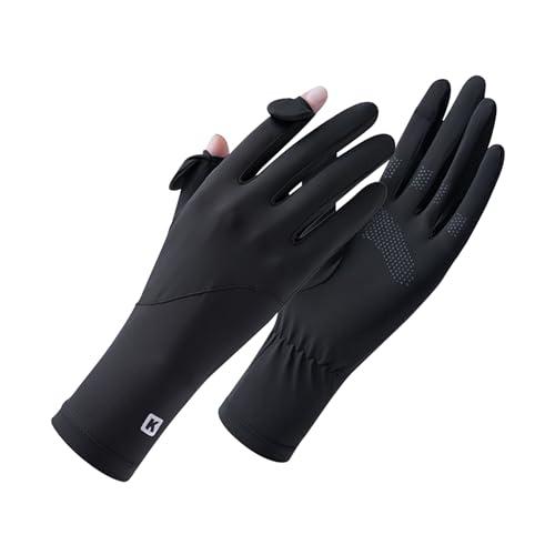 [Pawinpaw] 手袋 レディース UVカット 夏 指出し レディースグローブ 薄手UPF50+・接触冷感-5℃・スマホ操作 日焼け止め 運 | 