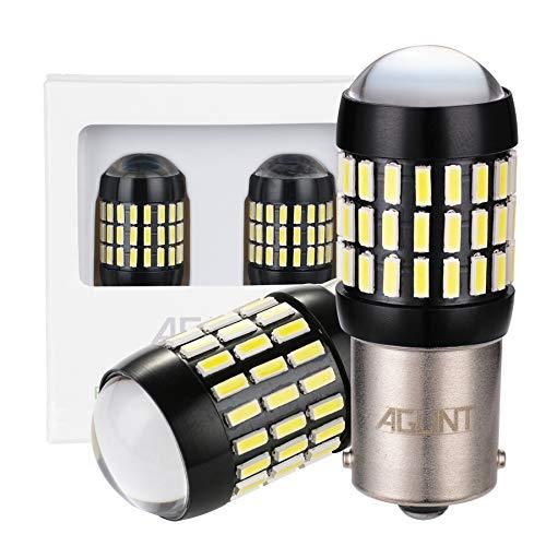 AGLINT S25シングル球 バックランプ ホワイト 1156 P21W BA15S G18 汎用 12V-24V兼用 無極性 1200ルーメ | 