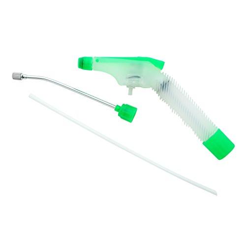富士商(Fujisho) 掃除用 ペットボトル専用 スプレーノズル ロングノズル付き 加圧式 手動ポンプ式 パステルグリーン ジェット噴射 ミス | 