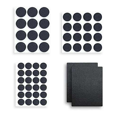 家具保護 パッド フェルトパッド 54ピース キズ防止パッド 滑り止めシール フェルトシート 52個円形＋2枚方形 椅子脚 家具の足 家具 床 | 