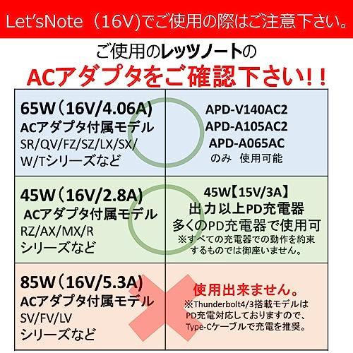 アドテック Pnasonic HP Lenovo NEC 対応充電ケーブル 15V〜16V19V〜21V対応 eMarker搭載 1.2m PD |  | 01