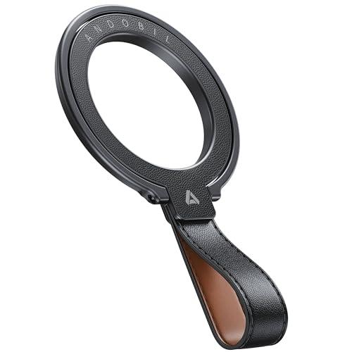 2025高級牛革製 MagStand Pro Andobil スマホリング Magsafe マグセーフ リング 革横縦両立機能特化&超?磁力&牛 | 