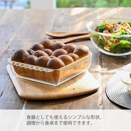 HARIO(ハリオ) 耐熱ガラス製 スクエア皿 2000mL BUONO kitchen グラタン皿 日本製 クリア HKOZ-200-BK |  | 02