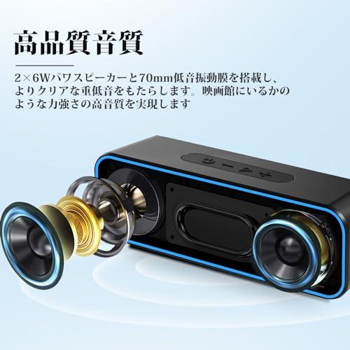 Bluetooth スピーカー ワイヤレススピーカー IPX7防水 風呂