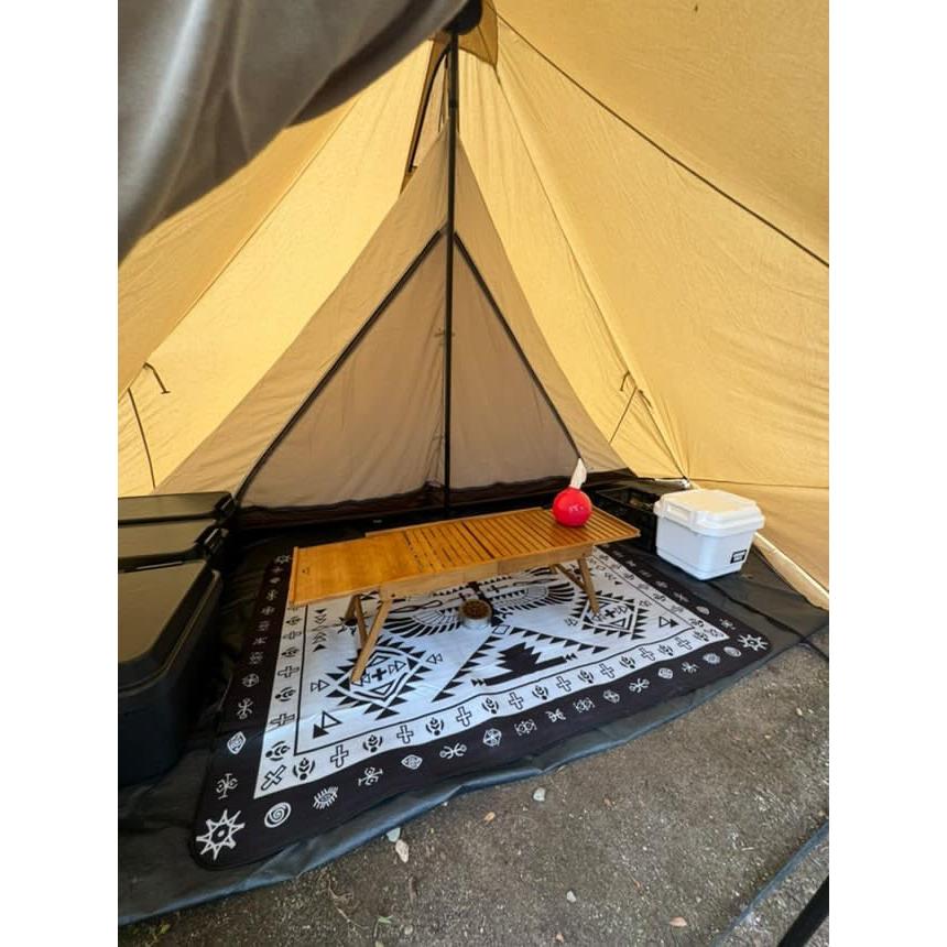 Peel Forest ピール フォレスト 民族柄 エジプト柄 レジャーシート 軽量 防水加工アウトドアネイティブ柄 オルテガ柄 150X200 |  | 01