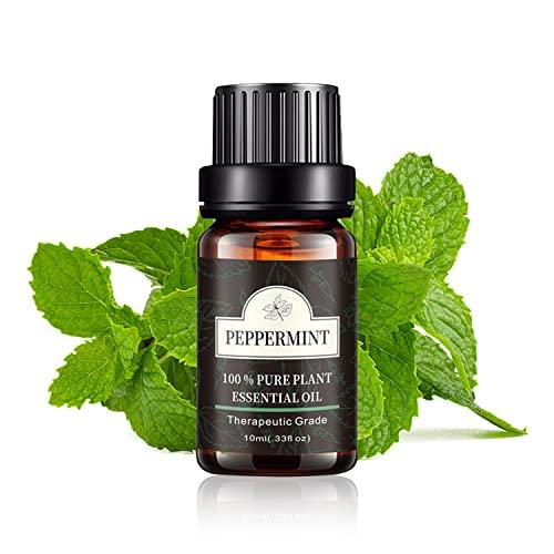 Poven ペパーミント エッセンシャルオイル 天然100％ ペパーミント精油