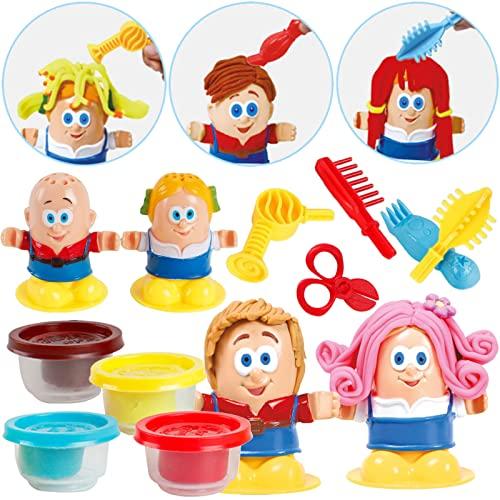 OTONOPI ねんど 粘土 小麦粘土 ねんどおもちゃ 粘土セット ４色 床屋さん 美容師 粘土遊び おままごと ごっこ遊び 子供 おもちゃ 玩 | 