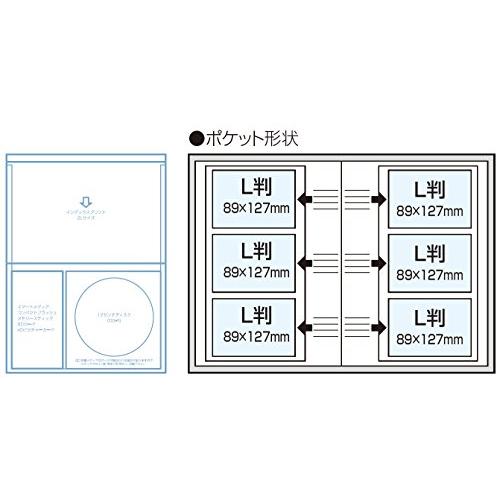 ナカバヤシ ポケットアルバム 5冊 L判 480枚 ウッドランドシーナリー 5PL-480-1 |  | 02