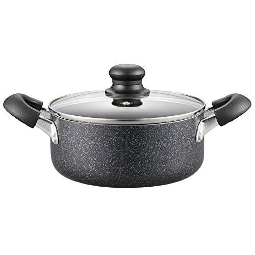 パール金属 両手鍋 20cm IH対応 ガス火対応 ガラス蓋付 マーブルセレクト HB-2724 | 