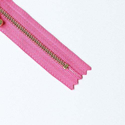 Y.K.K 玉付きファスナー ゴールド MIX 10cm 10色各1本入 3G10-10MIX |  | 02