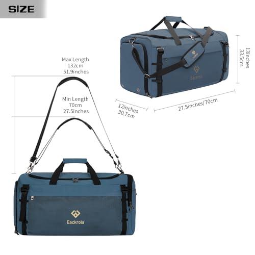 Eackrola スポーツバッグ メンズ ジムバッグ ダッフルバッグ 大
