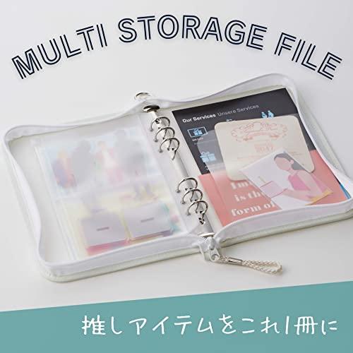 レイメイ藤井 バインダー Kept マルチ収納ファイル 6穴 A5 ムーングレー KP52MG |  | 01