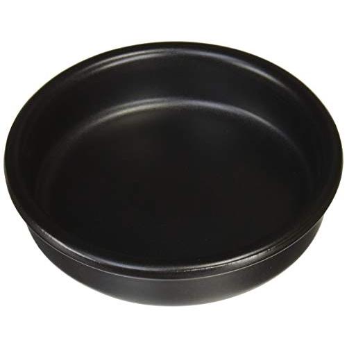 萬古焼 アヒージョ鍋 ミニ鍋 直火対応 アヒージョボウル 皿 (大) 直径約14cm 黒 食器 陶器 電子レンジ オーブン可 日本製 15587 | 