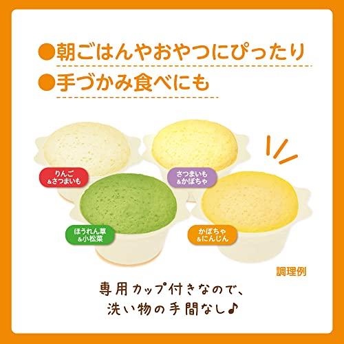 ピジョン レンジで蒸しパン 8食入(4食×2個) カップ付き 9ヵ月頃から |  | 02