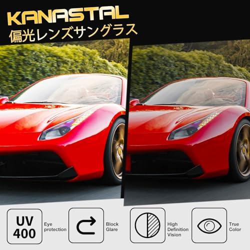 [KANASTAL] サングラス ティアドロップ メンズ レディース 偏光 釣り sunglasses for men 自転車 野球 ゴルフ ス |  | 01