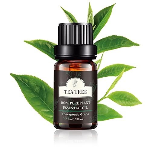 Poven ティートゥリー エッセンシャルオイル 天然100％ ティーツリー精油 アロマオイル 10ml | 