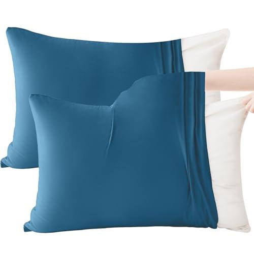 AYO 枕カバー 2枚セットピローケース まくらカバー 3Dストレッチ Ｔシャツ のびのび枕カバー 封筒式 おしゃれ オールシーズン 超吸水速乾 | 