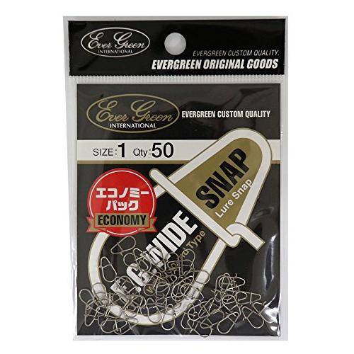 エバーグリーン(EVERGREEN) スナップ EGワイドスナップ エコノミーパック #1 50個 | 