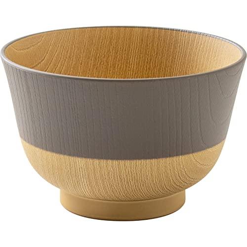 カノーやさしい彩り 抗菌 汁椀 どんぶり くるみ色 79599お椀 おわん 汁椀 味噌汁碗 日本製 電子レンジOK 食洗機OK PET樹脂 | 