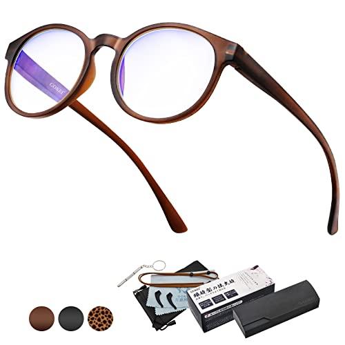 GOKEI メガネ型ルーぺ 拡大鏡 ルーペ 1.8倍 ブルーライトカット ルーペメガネ 拡大 眼鏡 メガネ 軽量 眼鏡型ルーペ 拡大ルーペ ルー | 