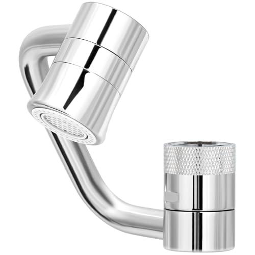 Yllnioos 蛇口 シャワー 節水 泡沫器 首振り シャワー蛇口 水栓 ノズル 先端 スパウト  キッチンシャワー (1080度回転) | 
