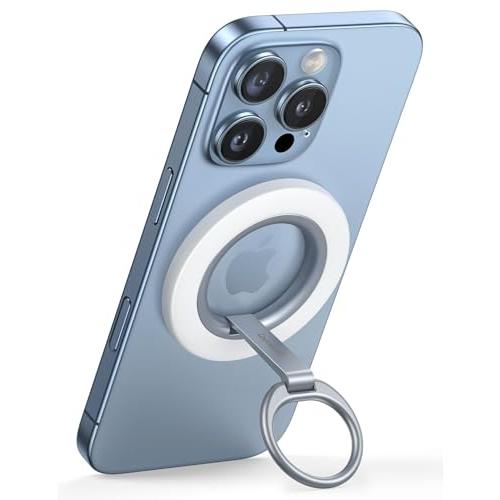 2025二段式・縦置き Lamicall マグセーフ スマホ リング : MagSafe対応 リング マグネット式 スマホリング ホルダー ip | 