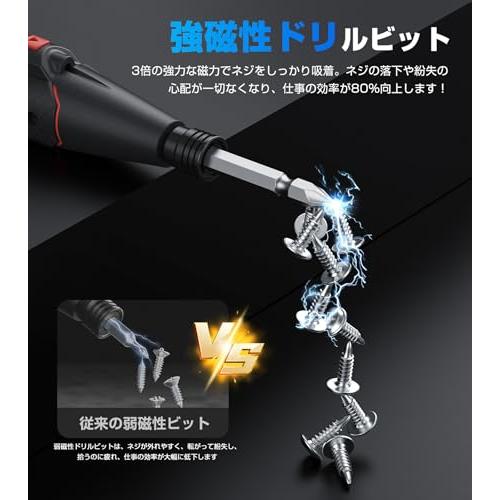 AAL 電動ドライバー 小型 携帯 手持ち Type-C USB充電式 人間工学設計 滑り止め 軽量 手動兼用 高輝度LEDライト 正逆転切り替 |  | 02